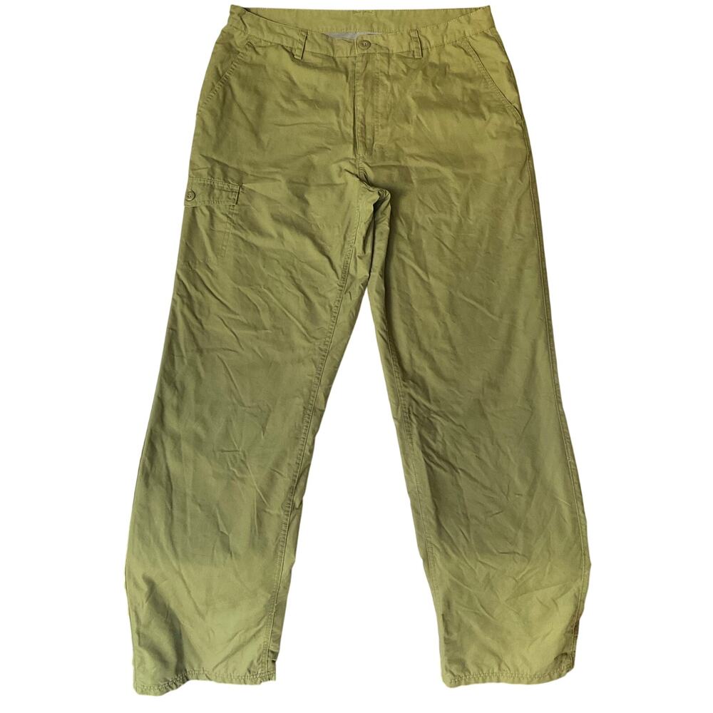 Ascend Men Khaki Utility Pants size 34x34 Green Mid Rise Straight Leg Outdoor